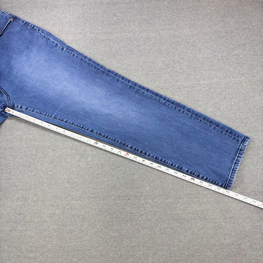 Talbots Jeans Women Size 12 Blue Simply Flattering 5-Pocket Straight Leg Denim - Picture 7 of 7